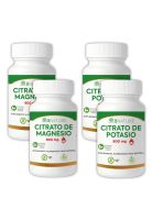 Pack x2 Citrato de Magnesio + x2 Citrato de Potasio