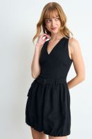 Vestido Liso Negro iO 13020126001102