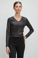 Polera Manga Larga Negro Ma Griffe 14202225002102