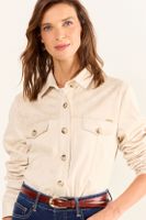 Chaqueta Tipo Sobre Camisa Beige Ma Griffe 17502126055106