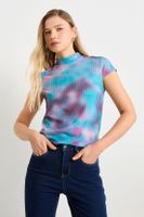 Polera Manga Corta Celeste Ash 14307225053123