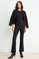 Calza Pretina Ancha Negro Ash 11007126053102