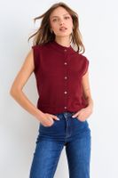 Chaleco Sin Mangas Burdeos Ash 18007126001112