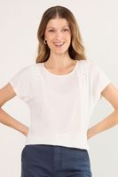 Polera Manga Corta Blanco Ma Griffe 14202225008101