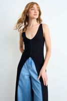 Chaleco Liso Negro iO 18020225009102