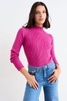 Sweater Liso Rosa iO 18120126006123