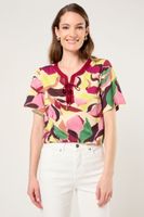 Blusa Estampada Amarillo Ma Griffe 14102225062108