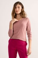 Polera Manga Larga Rosa Ma Griffe 14202225001123