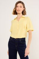 Blusa Camisera Amarillo Ma Griffe 14002225012108
