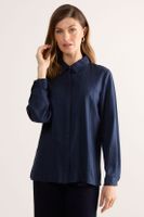 Blusas Manga Larga Azul Ma Griffe 14002225052104