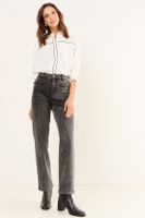 Jeans Wide Negro Ma Griffe 11302126006102