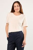 Polera Manga Corta Blanco Ma Griffe 14202225009101