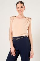 Polera Lisa Beige Ma Griffe 14204225033106