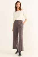 Pantalon Formal Wide Gris Ma Griffe 11002126054163
