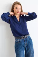 Blusa Lisa Azul iO 14020126059104