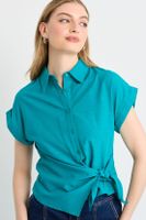 Blusas Manga Corta Verde iO 14020225065217