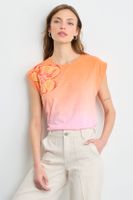 Polera Sin Mangas Naranjo iO 14620225053114