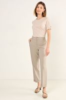 Pantalon Formal Con Basta Doblada Avellana Ma Griffe 11002225048126