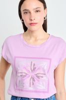 Polera Estampada Rosa iO 14620225055123
