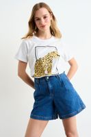 Polera Estampada Crudo iO 14604225081105