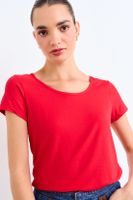 Polera Lisa Rojo iO 14204225092103
