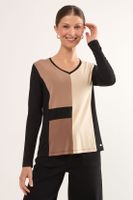 Polera Manga Larga Negro Ma Griffe 14302225053102