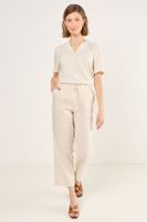 Pantalon De Lino Recto Beige Ma Griffe 11002225060106
