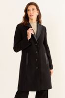 Chaqueton Cuello De Ecocuero Negro Ma Griffe 17202126002102