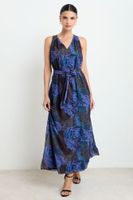 Vestido Largo Fantasia Negro Ash 13507225057102