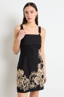 Vestido Liso Negro iO 13020225004102