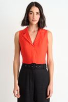 Blusa Lisa Sin Mangas Rojo Ash 14007126050103