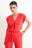 Blusa Lisa Escote En V Rojo Ash 14007225015103