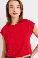 Polera Lisa Rojo iO 14220126056103