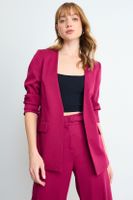 Blazer Liso Burdeos iO 16020126054112