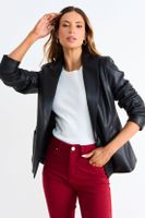 Blazer De Pu Negro Ash 16007126055102