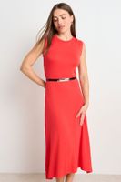 Vestido Largo Sin Mangas Liso Rojo Ash 13407225003103
