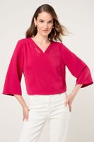 Blusa Lisa Fucsia Ma Griffe 14004225036116