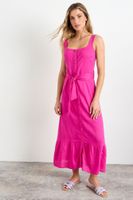 Vestido Liso Fucsia iO 13404225020116