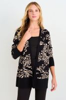 Cardigan Fantasia Largo Negro Ash 18607126003102