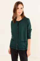 Tejido Chanel Bicolor Verde Oliva Ma Griffe 18002126002107