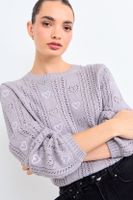 Sweater Liso Gris iO 18120126004113
