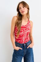 Polera Sin Mangas Fantasia Rojo iO 14304225091103