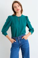 Blusa Lisa Verde Oliva iO 14020126057107