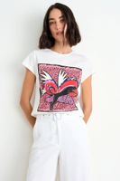 Polera Focalizada Blanco Ash 14607225008105