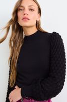 Sweater Liso Negro iO 18120126010102