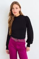 Sweater Liso Negro iO 18120126010102