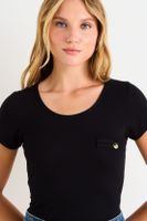 Polera Lisa Negro Ash 14204225093102