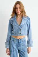 Blazer Liso Celeste iO 16020126004110