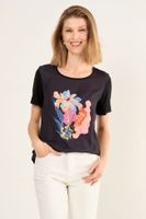 Polera Estampada Negro Ma Griffe 14604225030102