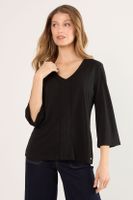 Polera Manga Larga Negro Ma Griffe 14202225006102